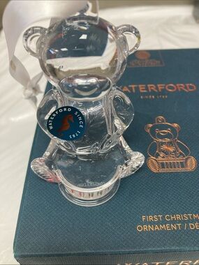 Waterford Crystal Bear Ornament
